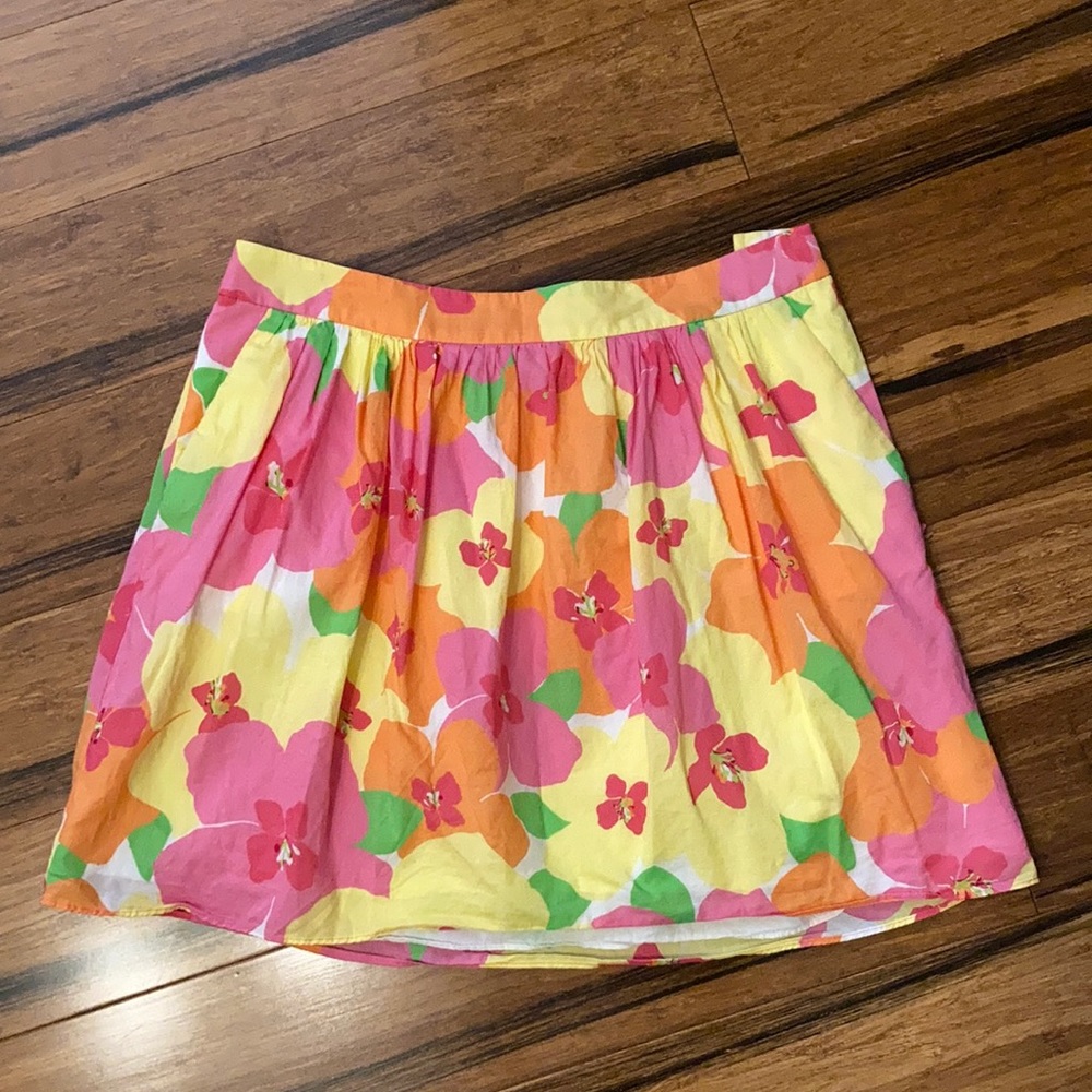Lilly floral mini skirt
